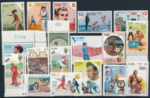 1974-1995 Olimpia - baseball 18 klf bélyeg, 1974-1995 Olympics - Baseball 18 stamps