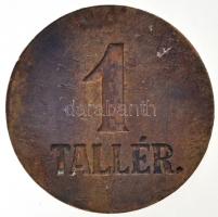 Örkénytelep ~1920. 1 Tallér "Özvegy Dormány Mihályné vegyeskereskedő - Örkénytelep" szüksé...