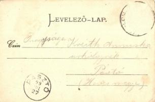 1899 Tátralomnic, Tatranska Lomnica; látkép. Julius Kuszmann / panorama view (Rb)