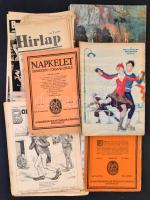 1899-1969 Vegyes folyóirat tétel, 20 db. Különféle kiadásban. Változó, többnyire szakadozott állapotban.