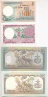Nepál 8db-os bankjegy tétel 1-10R közötti címletek T:I
Nepal 8pcs of banknotes in 1-10 Rupees denom...