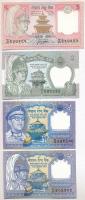 Nepál 8db-os bankjegy tétel 1-10R közötti címletek T:I
Nepal 8pcs of banknotes in 1-10 Rupees denom...
