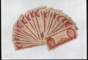 1957-1995. 100Ft (20x) T:III,III-