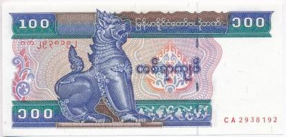 Mianmar 1994. 100K T:I Myanmar 1994. 100 Kyats C:UNC Krause 74.b