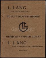 L. Láng Maschienenfabriks A. G., képes prospektus, papírkötésben, jó álapotban