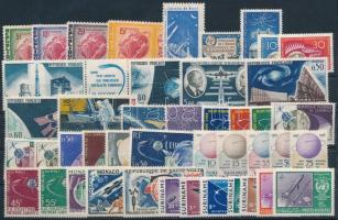 Űrkutatás 1961-1972 8 klf sor + 17 klf önálló érték Space Research 1961-1972 8 sets + 17 stamps