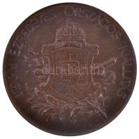 Beck Ötvös Fülöp (1873-1945) 1896. "1896-iki Ezredéves Országos Kiállítás / Közreműködők Érme&q...