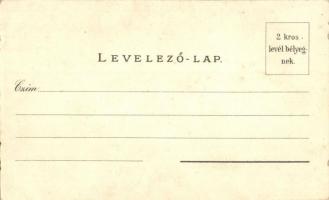 Fonyód, Balatonfonyód; Fürdőtelep. Fejjel-lefelé is fordítható litho képeslap / upside-down reversib...