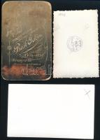 cca 1914-1945 6 db különféle katonai fotó, köztük keményhátú is, egy részük hátulján feliratozva, kü...