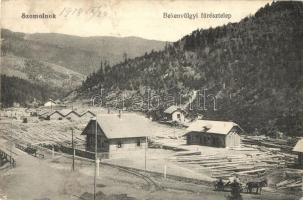 Szomolnok, Schmölnitz, Smolnik; Beken-völgyi fűrésztelep. Fried József kiadása / saw mill (EK)