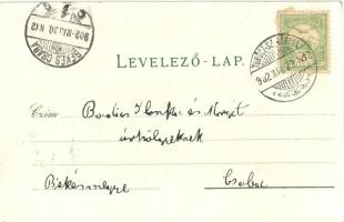 Turócszentmárton, Turciansky Svaty Martin; Fő utca, Dom szálloda, Vármegyeháza, Római katolikus temp...