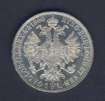 Ausztria 1860A 1Fl Ag T:1/2