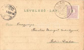 1898 Losonc, Lucenec; Gácsi utca, Tanító képezde, Kaszárnya, Jégpálya, fürdő. Schwidernoch Károly / ...