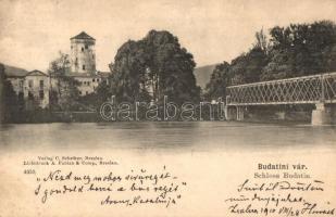 Zsolna, Zilina; Budatini vár, híd. Verlag C. Schröter / castle, bridge