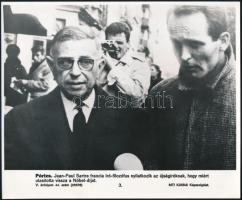 cca 1960-1980 7 db sajtófotó (köztük MTI is) híres emberekről, politikusokról, különböző méretben