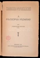 Gerencsér István: A filozófus Pázmány. Palaestra Calasanctiana. Bp., 1937, "Élet" Irodalmi...