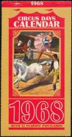 1968 Circus Days Calendar falinaptár