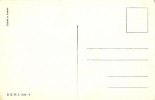 Boldog Húsvéti Ünnepeket! / Easter art postcard, B.K.W.I. 4691-3. s: Mela Koehler