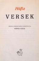 Háfiz: Versek. Fordította  Képes Géza. Bp., 1960, Magyar Helikon. Kiadói egészvászon-kötés, kis sérü...