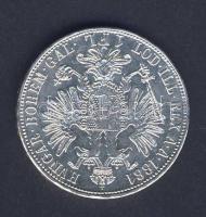 Ausztria 1881. 1Fl Ag T:1/2