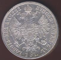 Ausztria 1883. 1Fl Ag T:1/2