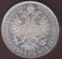 Ausztria 1860A 1Fl Ag T:1/2