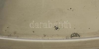 Alpakka röviditalos készlet, tálcával, 6 db pohárral, m: 11,5 cm, d: 4,5 cm, tálca: 28x13,5 cm