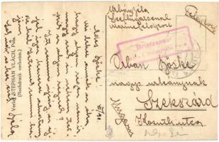 Osztrák-magyar hadihajó szerelés alatt Pola kikötőjében, ágyú. Verlag Stephan Vlach / K.u.K. Kriegsm...