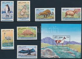 International Stamp Exhibition ARGENTINA '85, Buenos Aires set + block, Nemzetközi bélyegkiállítás ARGENTINA '85, Buenos Aires sor + blokk