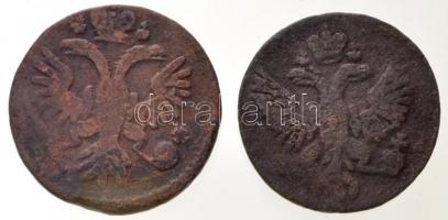 Orosz Birodalom 1735-1753. Denga (1/2k) Cu (2x) T:2-,3
Russian Empire 1735-1753. Denga (1/2 Kopek) ...