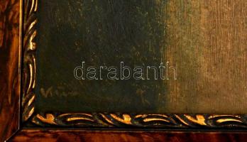 Kümmerle Pál (1873-?): Krisztus békéje. Olaj, karton, jelzett, keretben, 25×19 cm