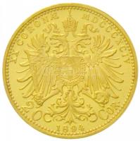 Ausztria 1894. 20K Au "Ferenc József" (6,78g/0.900) T:1-,2
/ Austria 1894. 20 Corona Au &...