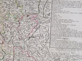 Polo Santini: a Francia Királyság katonai és politikai  térképe. Paolo Santini: Le Royaume de France...