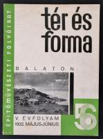 1932 Tér és forma, építőművészeti havi folyóirat, 5-6. száma, Balaton különszám