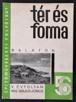 1932 Tér és forma, építőművészeti havi folyóirat,  5-6. száma, Balaton különszám