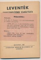 Leventék sportszereplésének szabályzata. Kiadja: a Leventeegyesületek Országos Központja. Bp., 1942,...