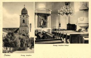 Losonc, Lucenec; Evangélikus templom, belső, Salamon Károly kiadása / chruch interior (EK)