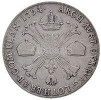 Olasz Államok / Milánó 1794M Koronatallér Ag "II. Ferenc" (29,11g) T:2- ph.
Italian State...