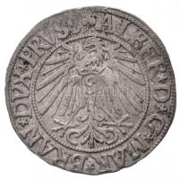 Porosz Hercegség 1543. 1Gr Ag "Brandenburgi Albert" (1,81g) T:2 enyhén hajlott
Duchy of P...
