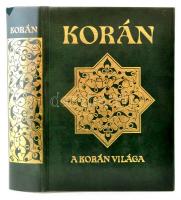 Simon Róbert: Korán -  A Korán világa. Bp., 1994, Helikon Kiadó. Aranyozott kiadói műbőr kötésben, műanyag védőborítóval.