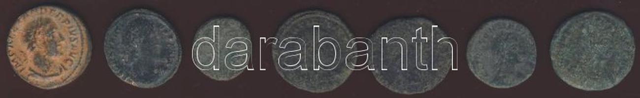 7 db római kisbronz T: tisztítatlan