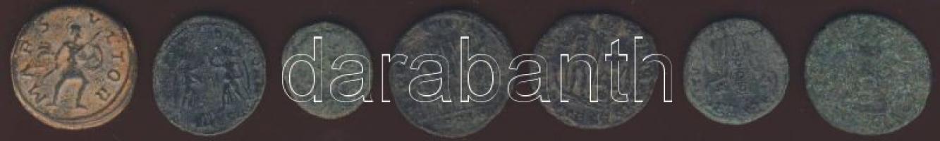 7 db római kisbronz T: tisztítatlan