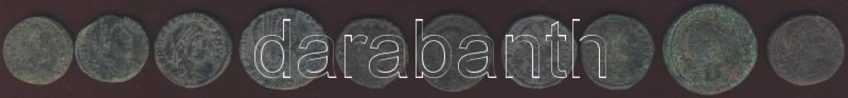 10 db római kisbronz T: tisztítatlan