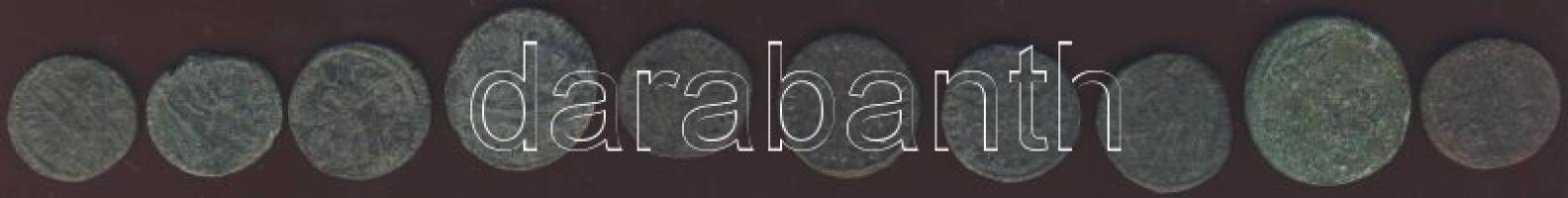 10 db római kisbronz T: tisztítatlan