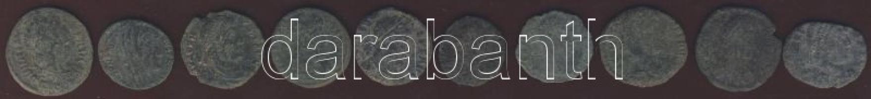 10 db római kisbronz T: tisztítatlan