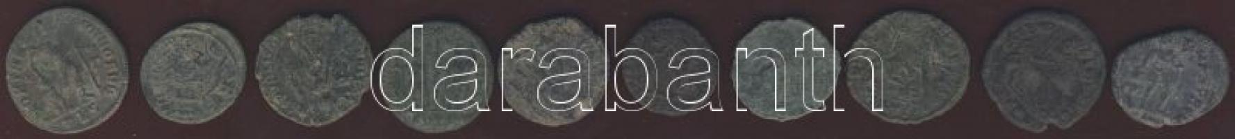 10 db római kisbronz T: tisztítatlan