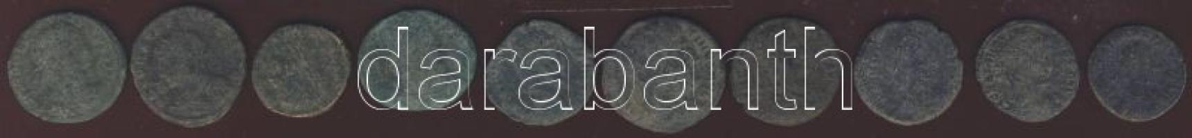 10 db római kisbronz T: tisztítatlan