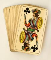 Háború előtti Piatnik tarokk kártya, 41 lappal, az egyik lapon kis szakadás, 12,5x7,5 cm