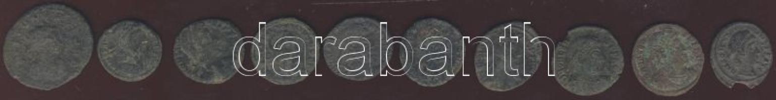 10 db római kisbronz T: tisztítatlan