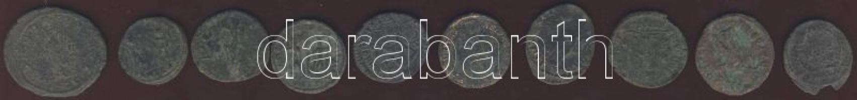 10 db római kisbronz T: tisztítatlan